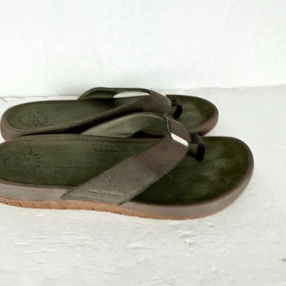 Grundens Men's Fishfinder Sandals Size 12 Dark Brown Waterproof